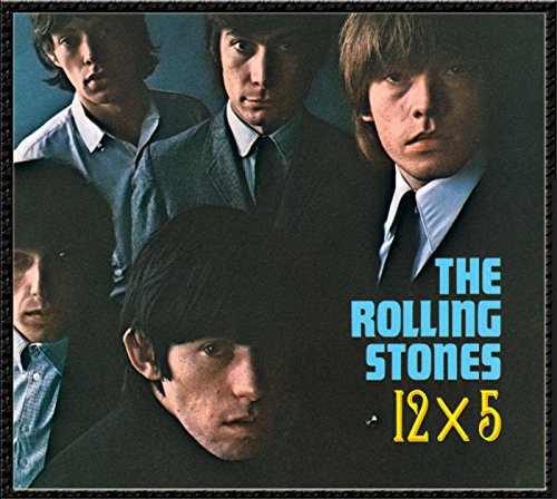 The Rolling Stones 12 x 5 album cover featuring portraits of the band members.