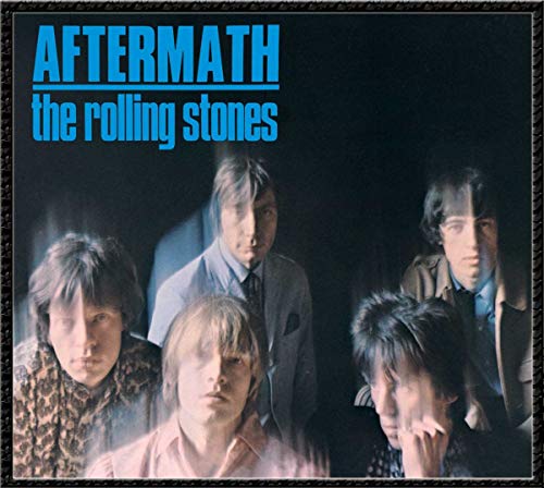 The Rolling Stones “Aftermath” album cover with a group portrait.