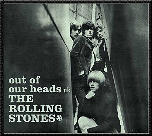 The Rolling Stones "Out Of Our Heads" CD cover with band portrait.
