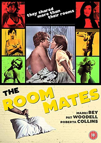 DVD cover for The Roommates featuring a central couple and several smaller photos.