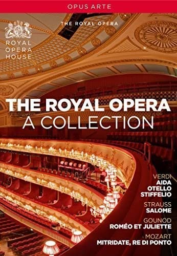 DVD cover for "The Royal Opera: A Collection" featuring an ornate theater interior.
