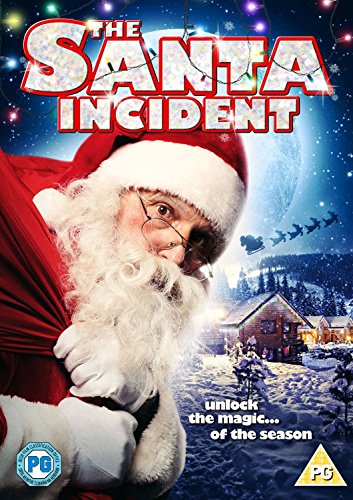 DVD cover for "The Santa Incident" featuring a close-up of Santa Claus.