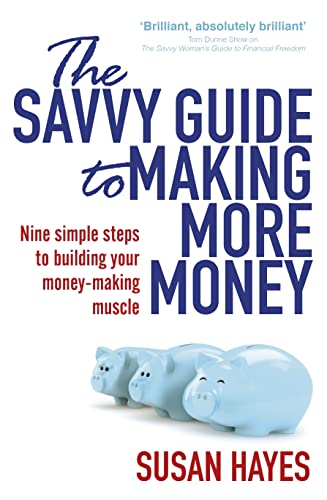 Book cover with bold title text and a row of smiling piggy banks.