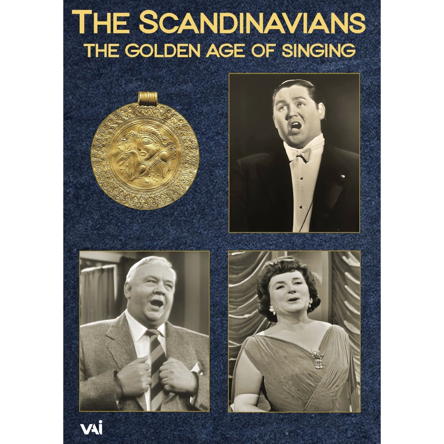 DVD cover featuring four black and white portraits of opera singers.