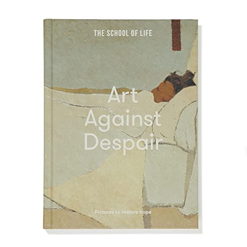 Book cover: "Art Against Despair" with a reclining figure illustration.