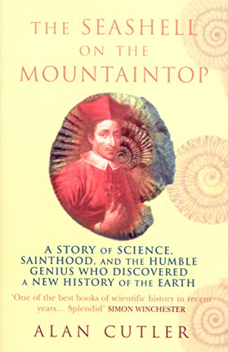 Book cover: portrait of a man with seashells, title "The Seashell On The Mountaintop".