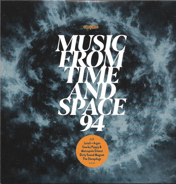 CD cover with textured dark blue background and white text.