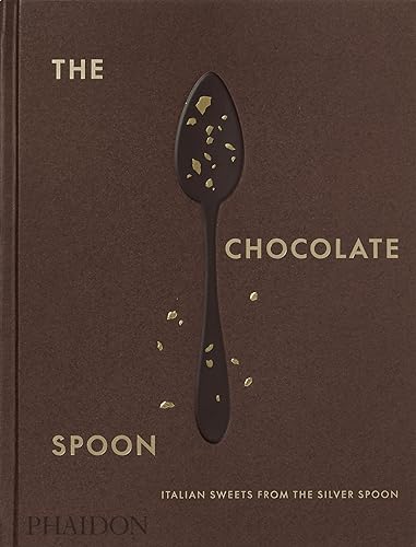 Brown book cover with a dark spoon and gold flecks design.