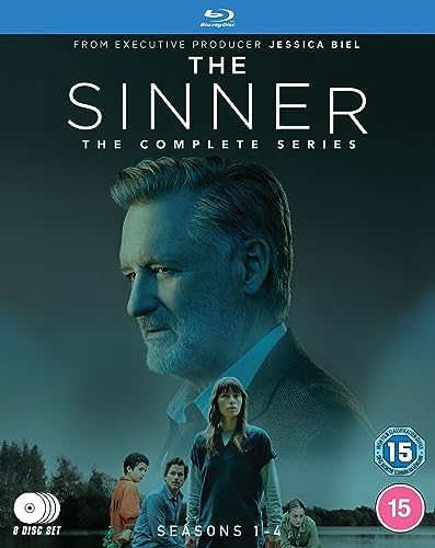 Blu-ray cover for The Sinner complete series featuring Bill Pullman and cast members.