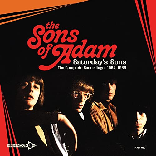 CD cover for The Sons Of Adam’s “Saturday’s Sons” featuring band portrait.