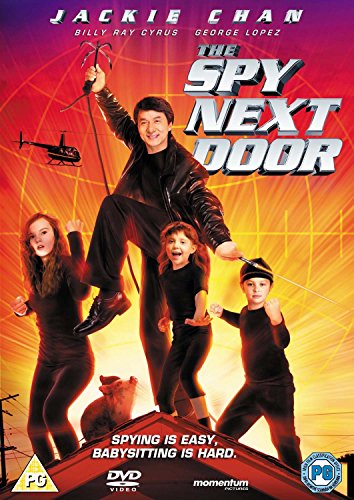 DVD cover for "The Spy Next Door" featuring Jackie Chan and children.