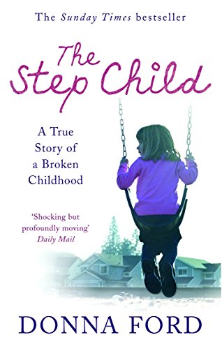 Book cover: girl on a swing, titled "The Step Child.