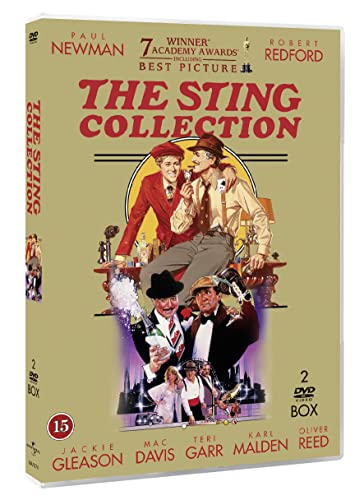 DVD cover for "The Sting" featuring Paul Newman and Robert Redford.