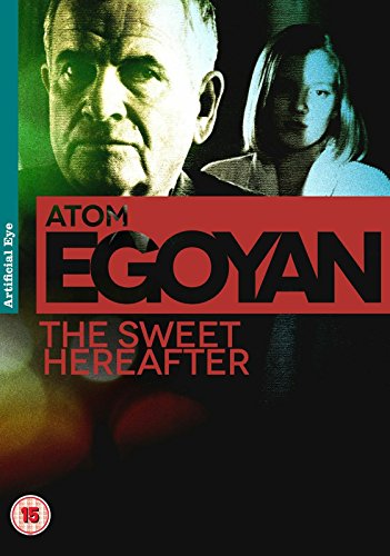 DVD cover for “The Sweet Hereafter” featuring two somber faces.