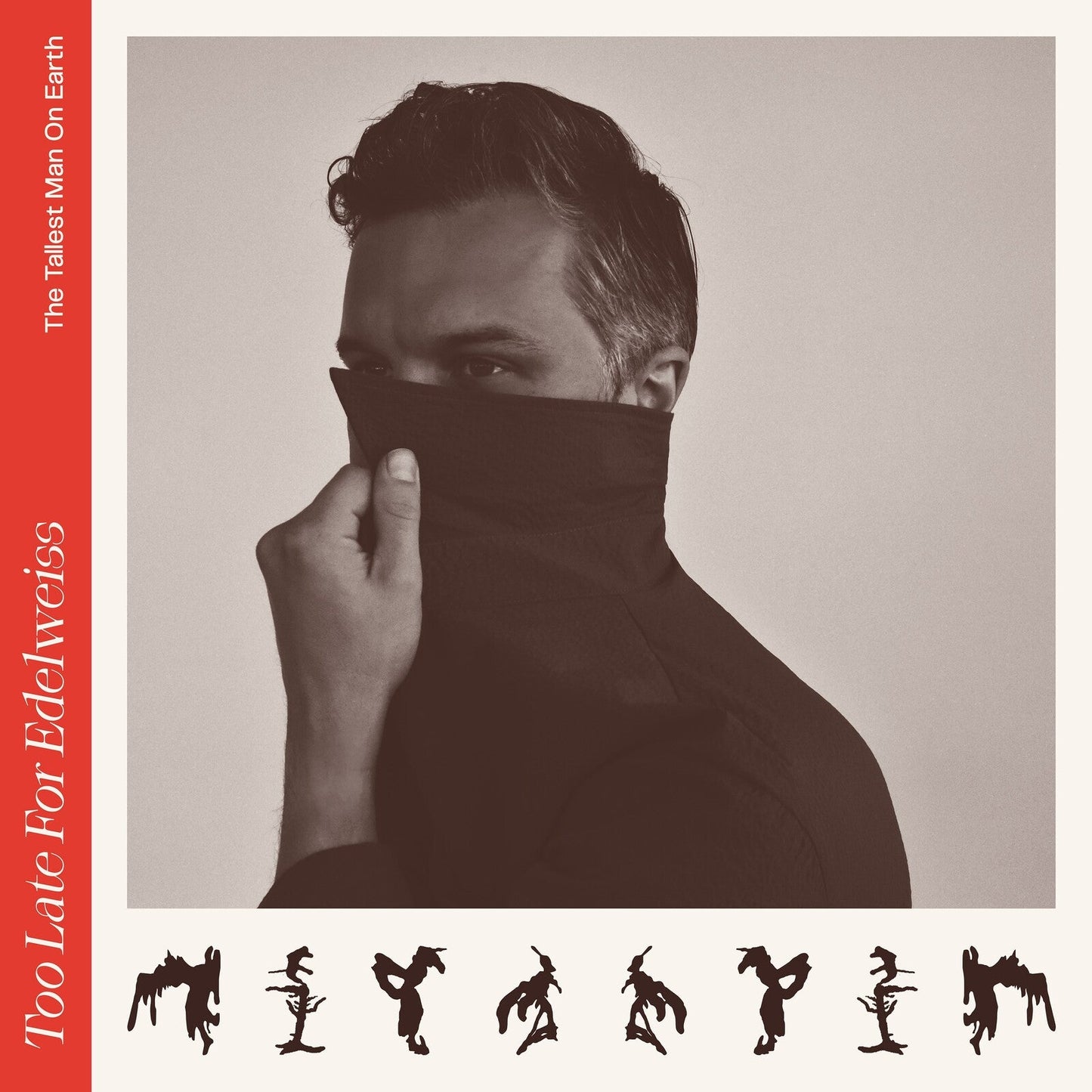 Album cover for The Tallest Man On Earth, featuring a man obscuring his face.