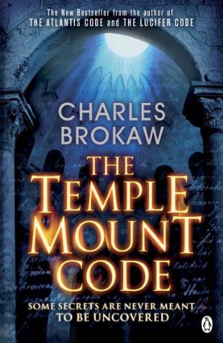 Book cover: “The Temple Mount Code” with arched doorway and glowing light.