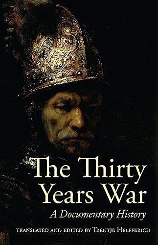 Book cover depicting a man in ornate armor, titled "The Thirty Years War.