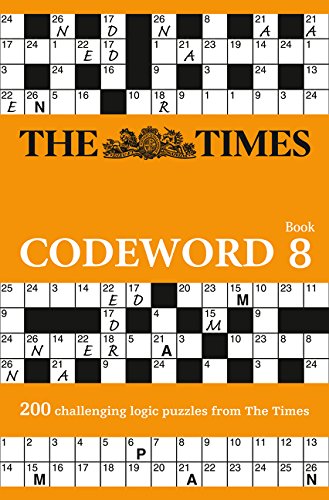 Orange book cover with two Codeword puzzles and The Times logo.