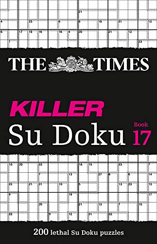 Book cover with Su Doku grids, bold pink text, and The Times logo.