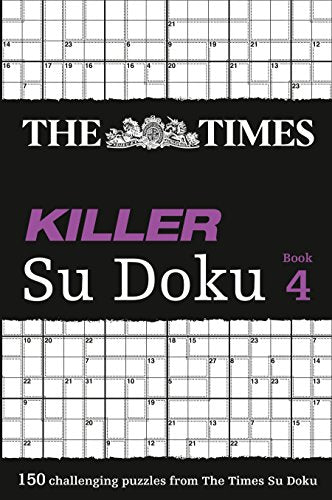 Book cover featuring a partially filled Su Doku grid and “Killer Su Doku 4” title.