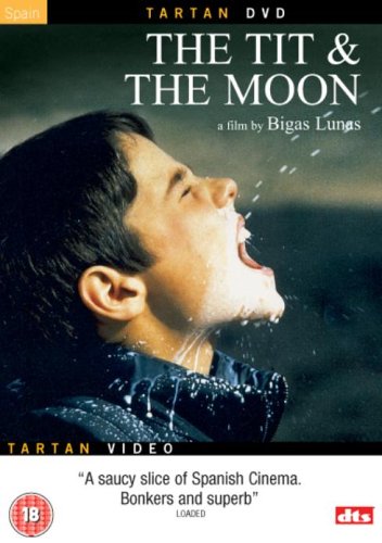 DVD cover: man looking up with mouth open, dark background.