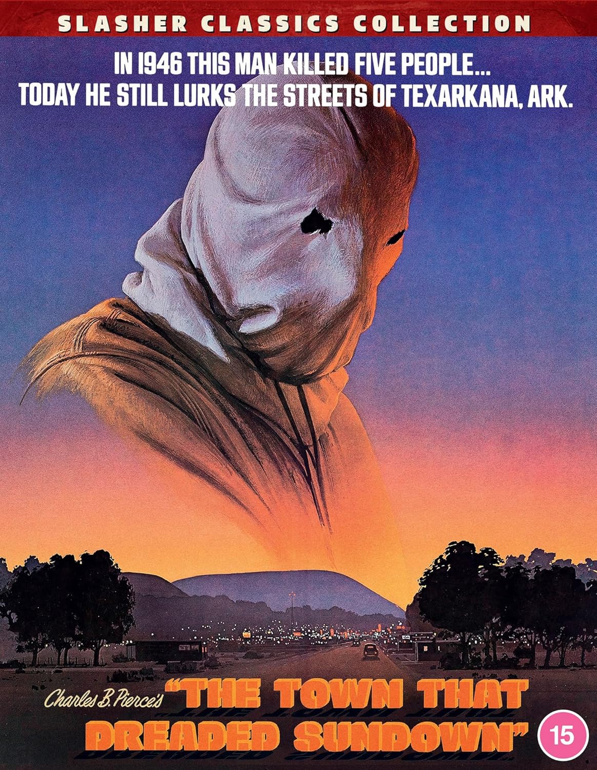 Movie poster for "The Town That Dreaded Sundown" featuring a masked figure.