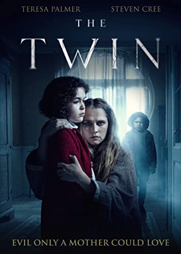 DVD cover for "The Twin" featuring two women and a child in a doorway.