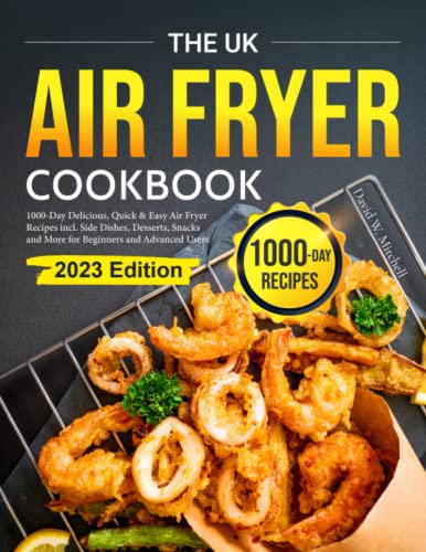 Cookbook cover featuring fried shrimp and a “1000-Day Recipes” badge.