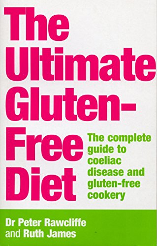 Book cover: "The Ultimate Gluten-Free Diet" with large pink and green text.
