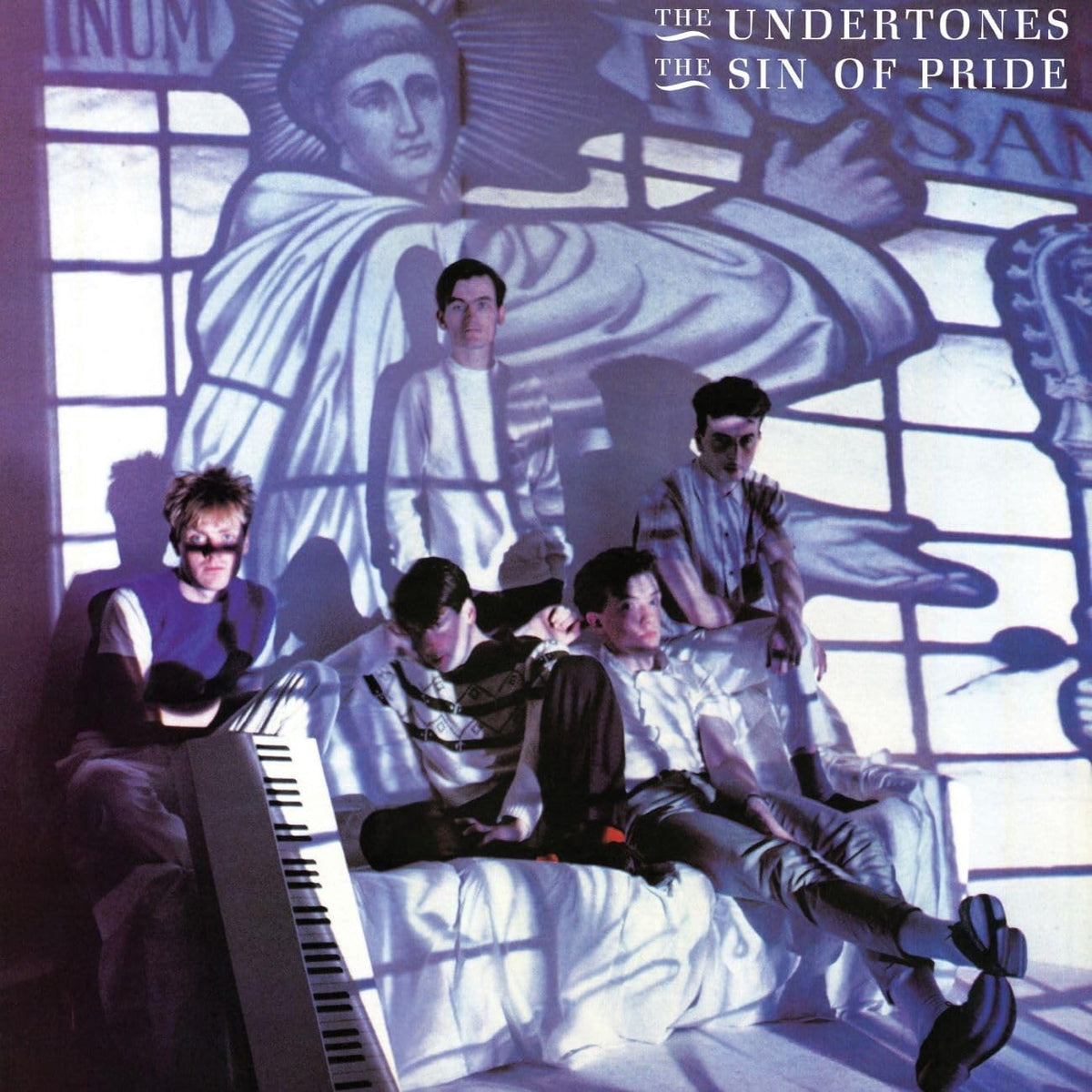 CD cover for The Undertones’ “The Sin of Pride” featuring band members.
