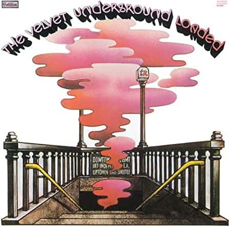 Vinyl record cover featuring a black and white photograph of a subway entrance.