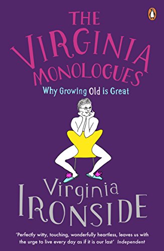 Book cover: “The Virginia Monologues” by Virginia Ironside, with illustrated woman.