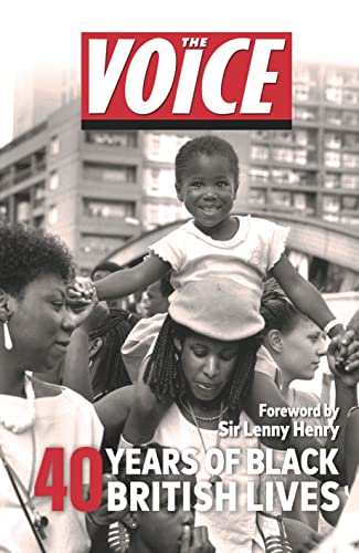Book cover: "The Voice," featuring a girl on shoulders, celebrating 40 years.