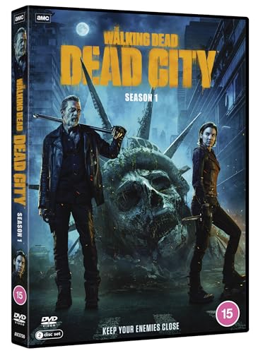 DVD cover for "The Walking Dead: Dead City" Season 1, with characters.