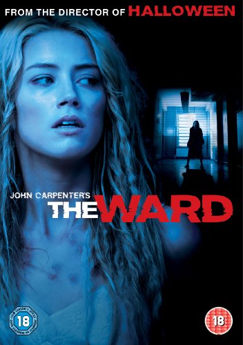DVD cover for horror film "The Ward" featuring a woman and hallway.