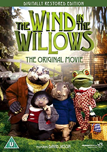 DVD cover for "The Wind in the Willows" featuring animal characters.