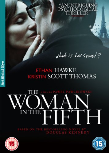 DVD cover for "The Woman In The Fifth" featuring two people and the Eiffel Tower.