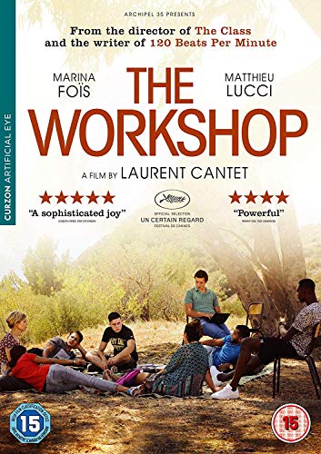 DVD cover for The Workshop featuring a group of diverse young people outdoors.