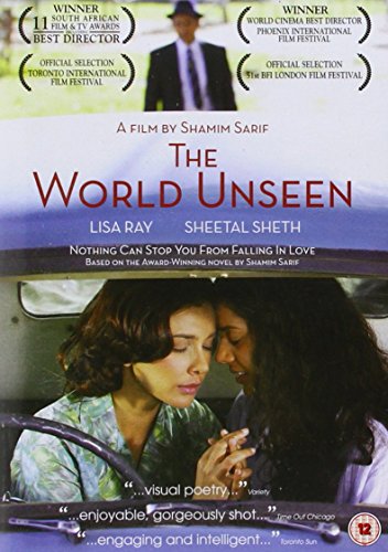 DVD cover for "The World Unseen" featuring two women and a man.