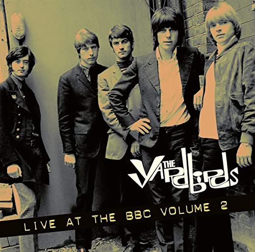 The Yardbirds band portrait on a vinyl record album cover.