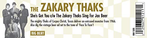 Vinyl record cover for The Zakary Thaks, featuring a band photo.