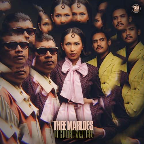 CD cover for Thee Marloes’ “Di Hotel Malibu” featuring multiple faces.