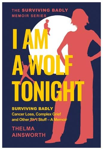 Book cover with red silhouette of a woman and small figures.