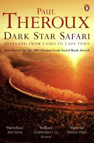 Book cover: “Dark Star Safari” with a train winding through a landscape.