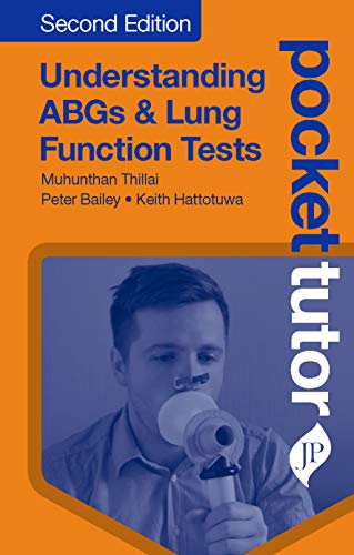 Book cover: “Understanding ABGs & Lung Function Tests” with a spirometry image.
