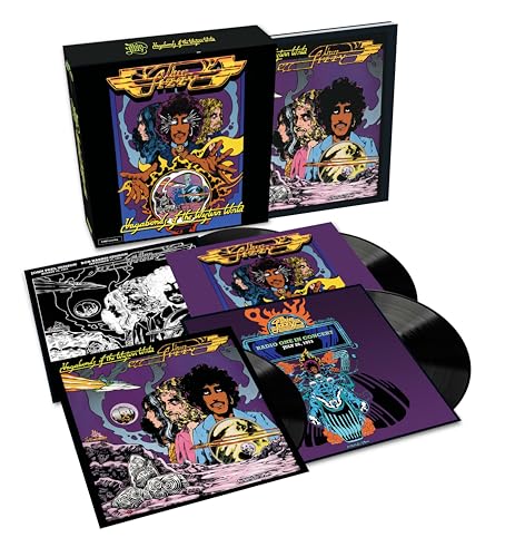 Thin Lizzy Vagabonds of the Western World vinyl box set with records and covers.