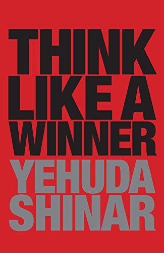 Book cover: "Think Like a Winner" by Yehuda Shinar, red background.
