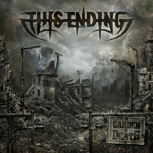 CD cover: desolate, ruined city landscape with band logo and title.