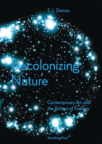 Book cover: “Decolonizing Nature” with a swirling, starry blue design.