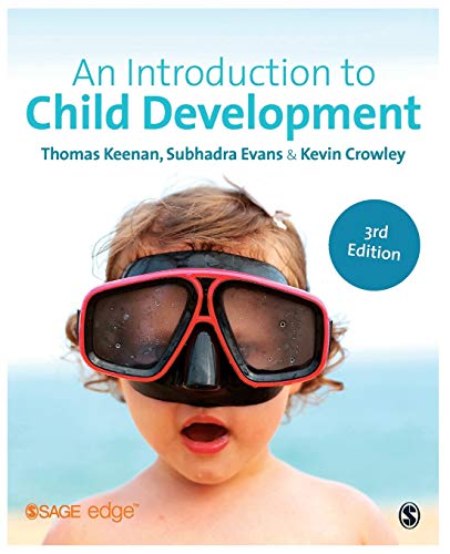Book cover: “An Introduction to Child Development” with a child in goggles.